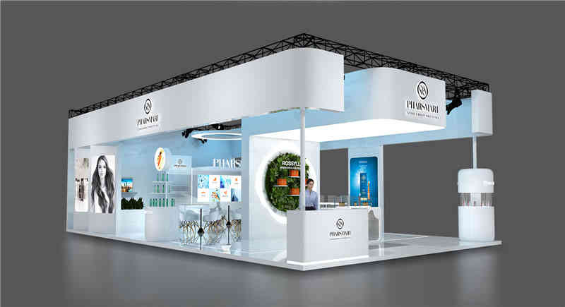 華為技術有限公司參展新加坡濱海灣金沙會展中心展覽設計展臺搭建2