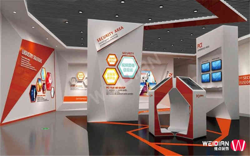 佳都科技企業(yè)廣州展廳裝飾設(shè)計(jì)