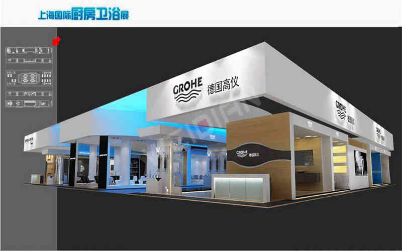 廣州展臺(tái)設(shè)計(jì)搭建公司助力德國高儀上海國際綠色廚房衛(wèi)浴展覽會(huì)廣州展臺(tái)展位設(shè)計(jì)搭建