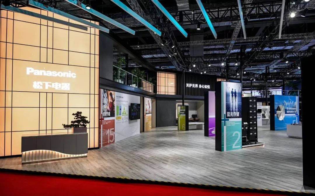 武漢展位設計搭建公司領你看最具有創意00家企業展臺的2023進博會（松下展位）5