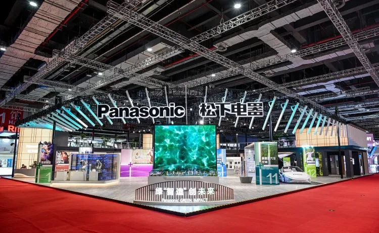 武漢展位設計搭建公司領你看最具有創意00家企業展臺的2023進博會（松下展位）2