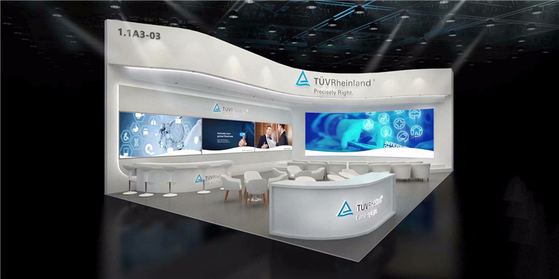 華為技術(shù)有限公司參展廣州會展中心展覽設(shè)計展臺搭建3